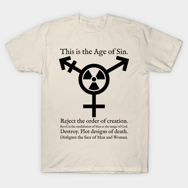 Trans Radiation (Alternate) - Papal Text - Black